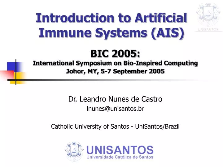 introduction to artificial immune systems ais