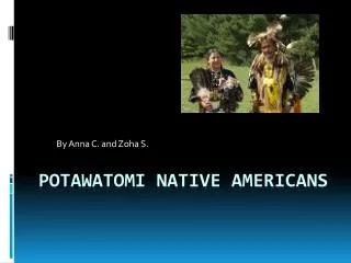 Potawatomi Native Americans