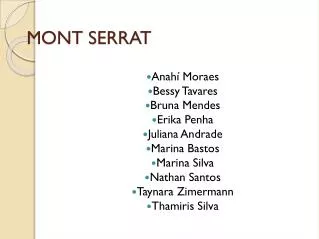 mont serrat