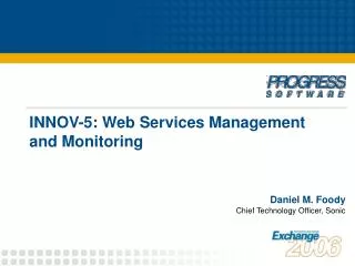 INNOV-5: Web Services Management and Monitoring