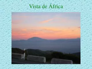 vista de frica