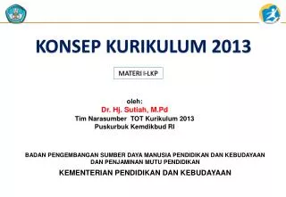 konsep kurikulum 2013
