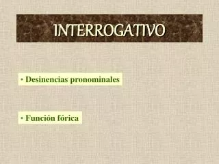 interrogativo