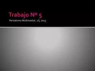 trabajo n 5