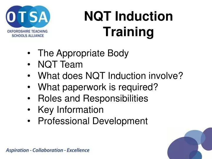 nqt induction training