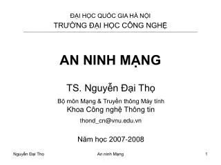 an ninh m ng