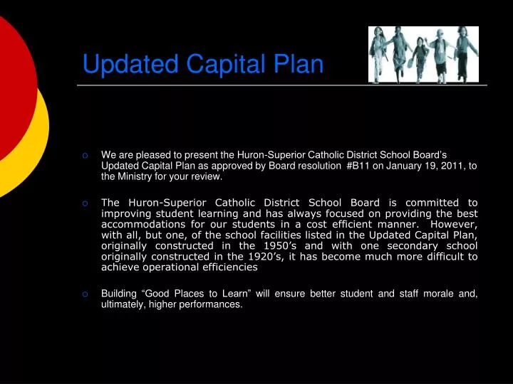 updated capital plan