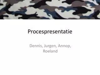 procespresentatie