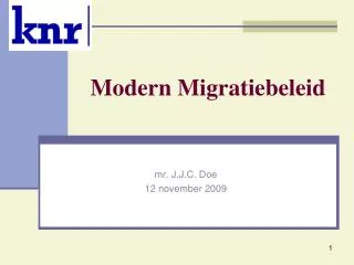 modern migratiebeleid