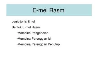 e mel rasmi