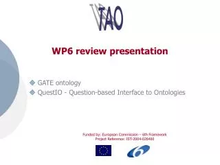 WP6 review presentation
