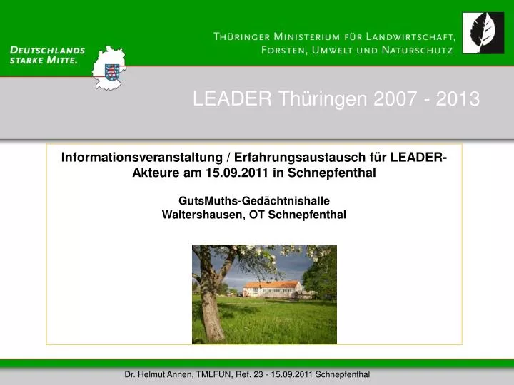 leader th ringen 2007 2013