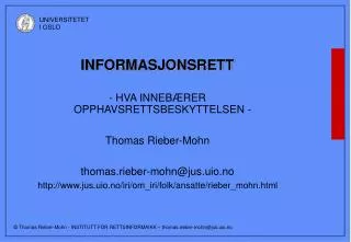 informasjonsrett