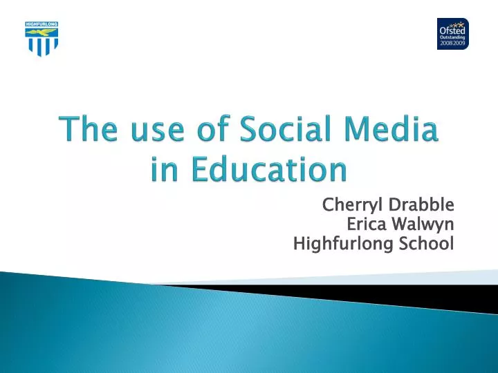 the use of social media in education
