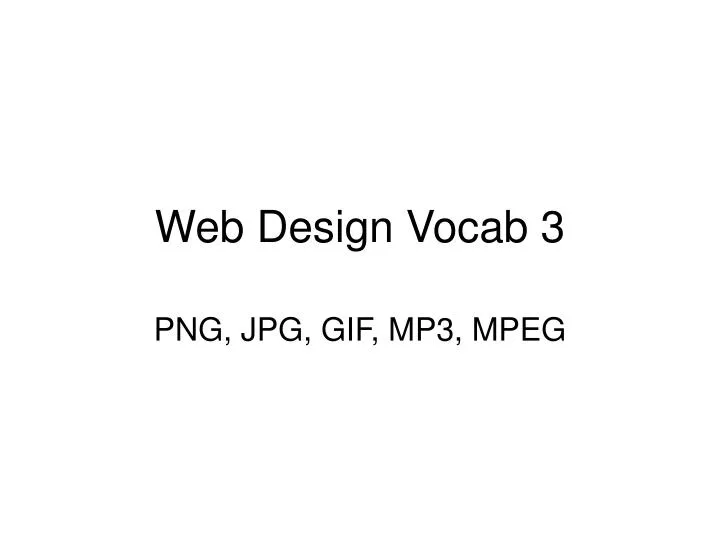 web design vocab 3