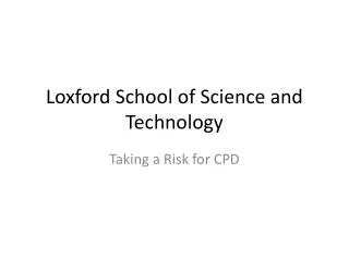 Loxford School of Science and Technology