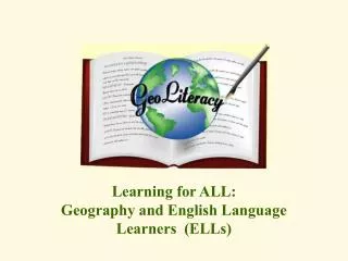 Learning for ALL: Geography and English Language Learners (ELLs)