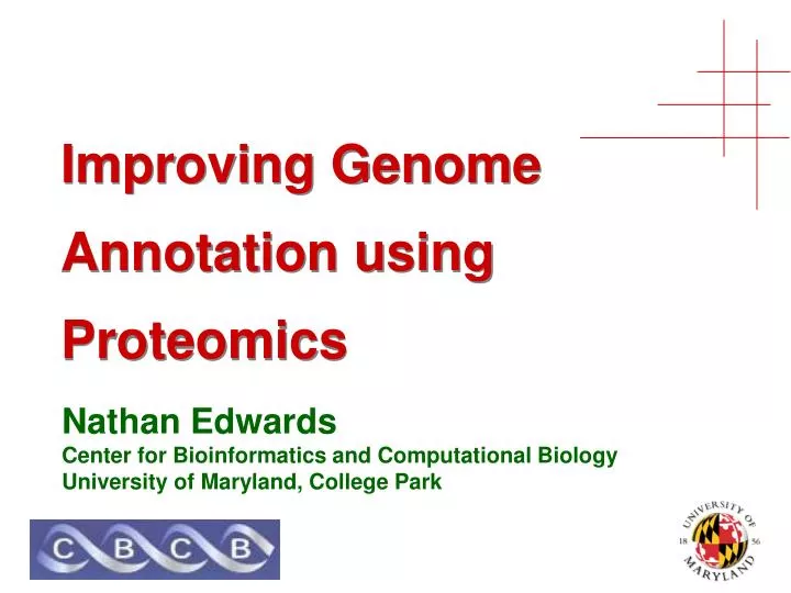 improving genome annotation using proteomics