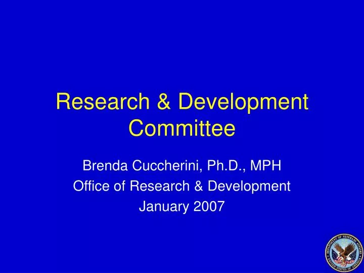 research development committee