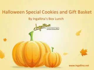 Ingallina's Box Lunch Halloween Special Cookies & Gift Baske