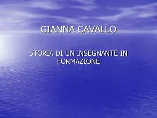 gianna cavallo