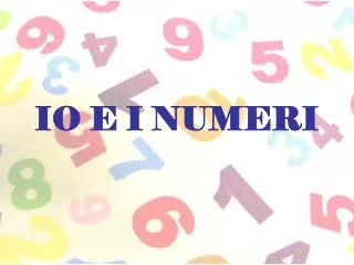 io e i numeri