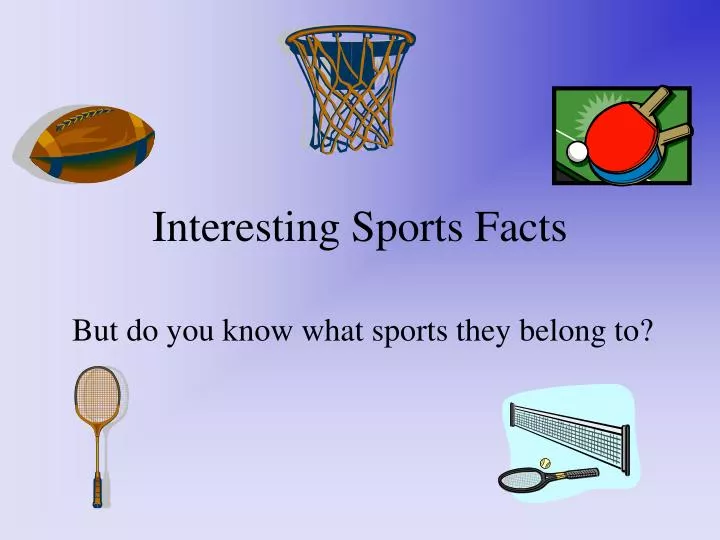 interesting sports facts