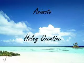 Animoto Haley Oxentine