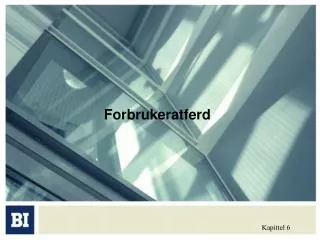 forbrukeratferd