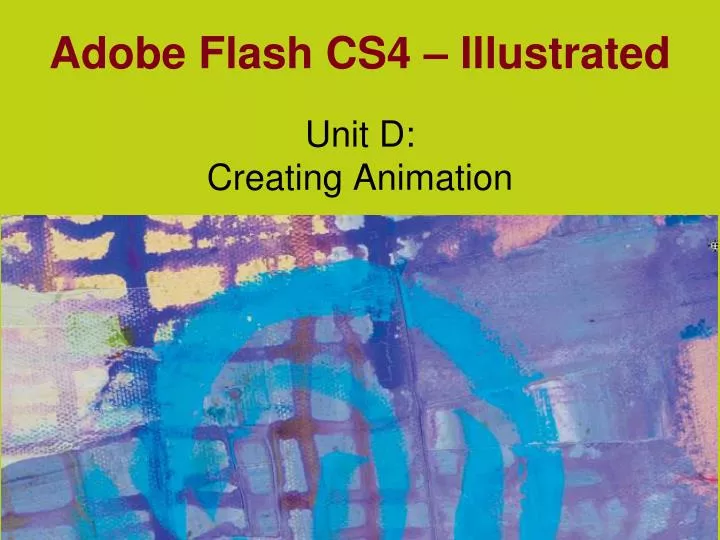 adobe flash cs4 illustrated