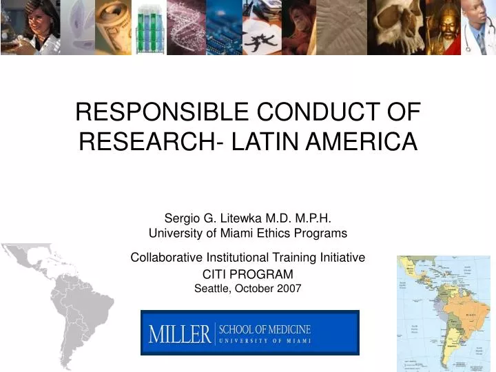 responsible conduct of research latin america