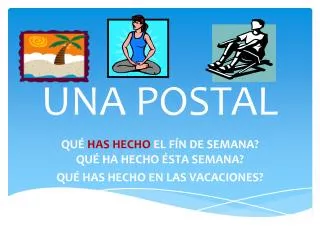 una postal