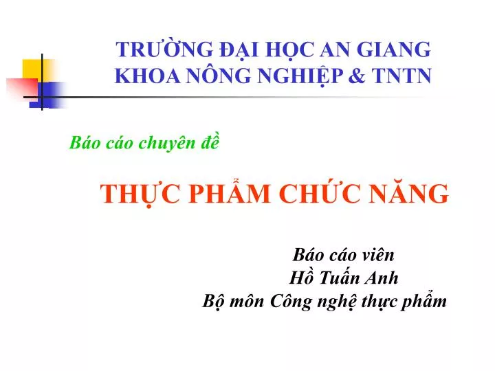 tr ng i h c an giang khoa n ng nghi p tntn