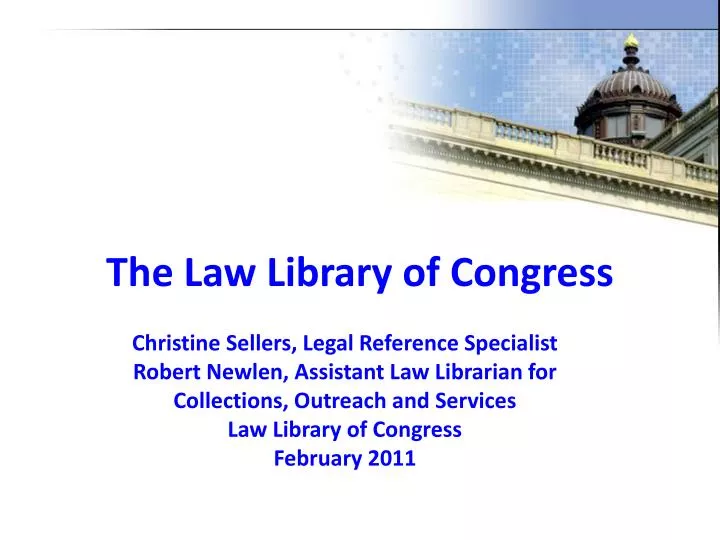 the law library of congress