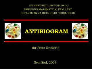 antibiogram