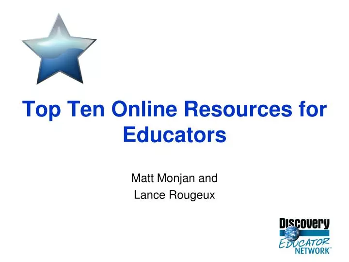 top ten online resources for educators