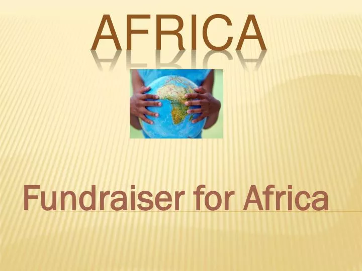 fundraiser for africa
