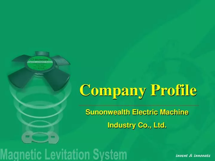sunonwealth electric machine industry co ltd