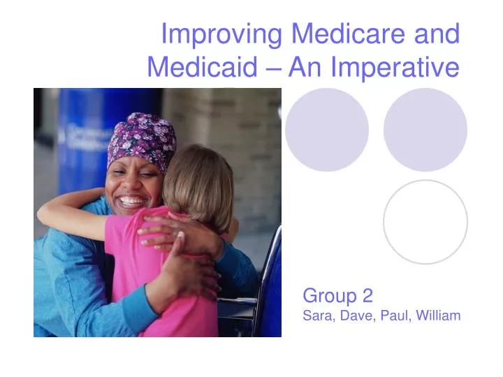 improving medicare and medicaid an imperative
