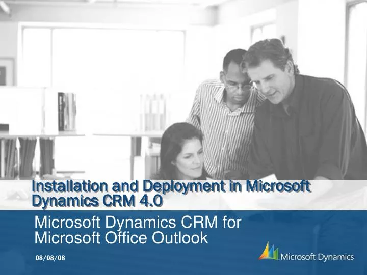installation and deployment in microsoft dynamics crm 4 0