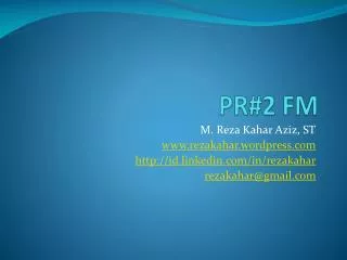 pr 2 fm