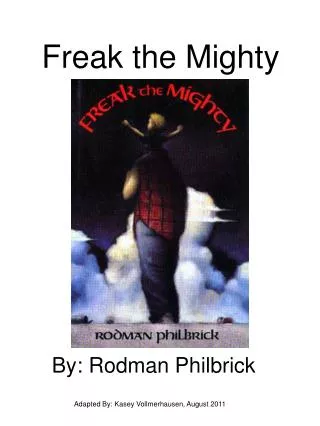 Freak the Mighty