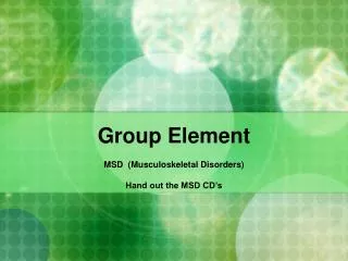Group Element
