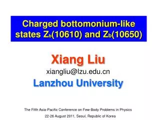 Charged bottomonium-like states Z b (10610) and Z b (10650)