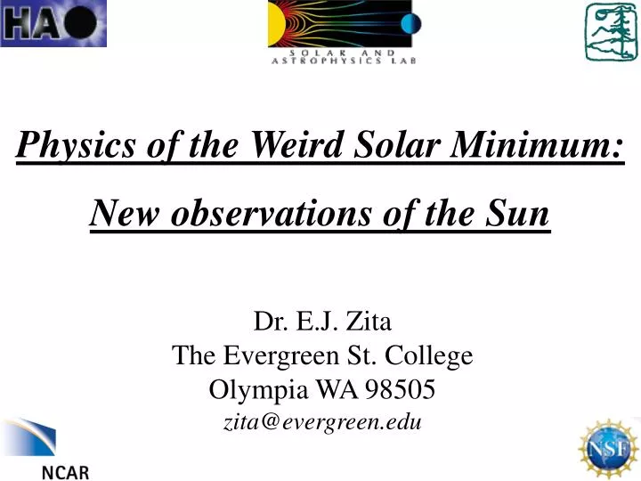 physics of the weird solar minimum new observations of the sun