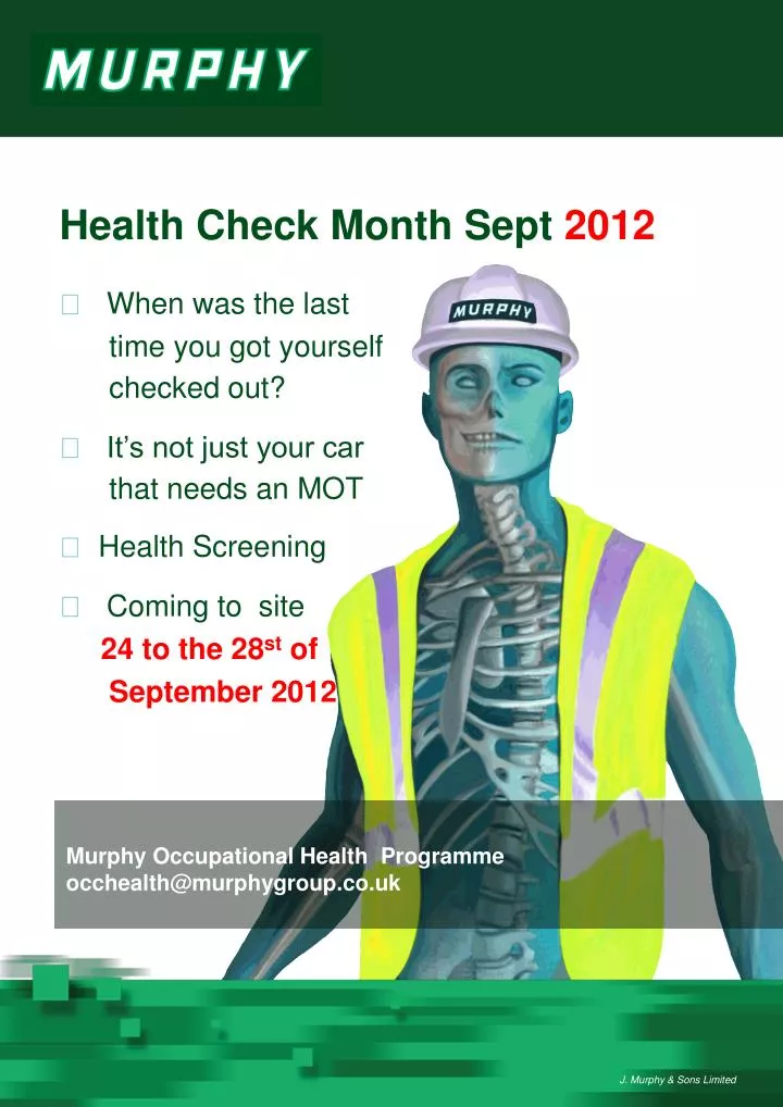 health check month sept 2012