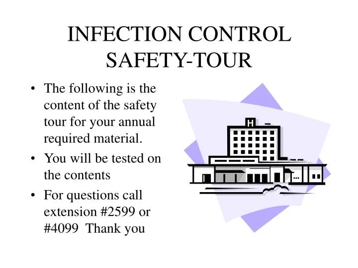 infection control safety tour