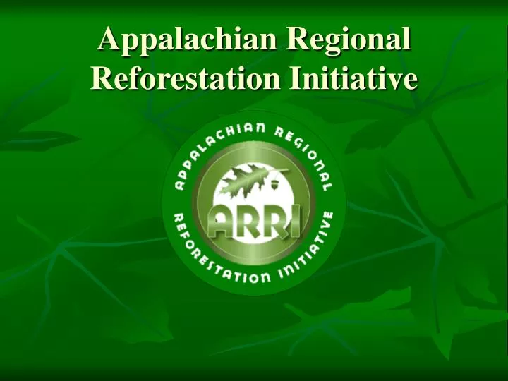 appalachian regional reforestation initiative