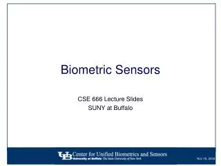 Biometric Sensors