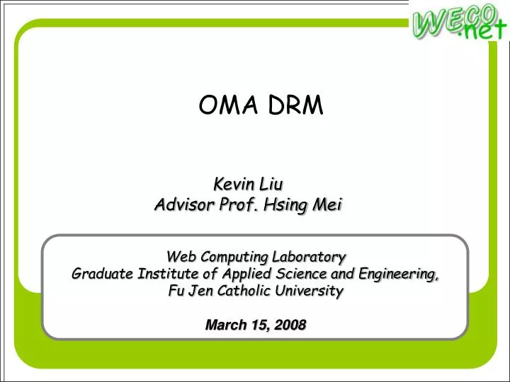 oma drm